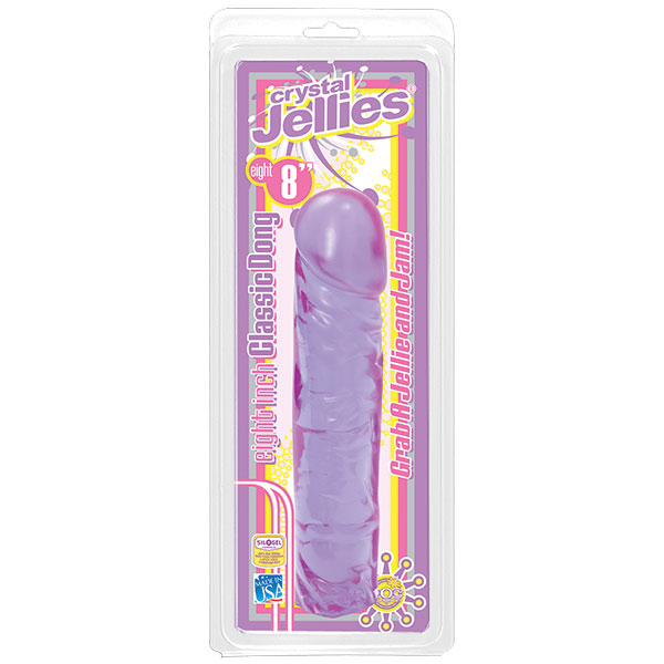 Crystal Jellies Classic Dong 8 Purple